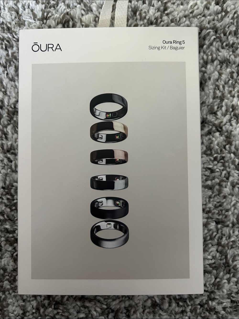 NIB Oura Ring 5 Sizing Kit